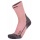 Lowa Hiking Sock Crew Trekking (Merino Wool, Honeycomb Structure) Pink Women - 1 Pair